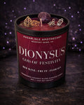 Dionysus Crystal Candle | Joy & Release Spell Candle
