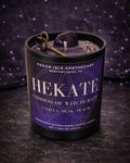 Hekate Crystal Candle | Crossroads & Witchcraft Spell Candle