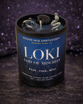 Loki Crystal Candle | Chaos & Transformation Spell Candle