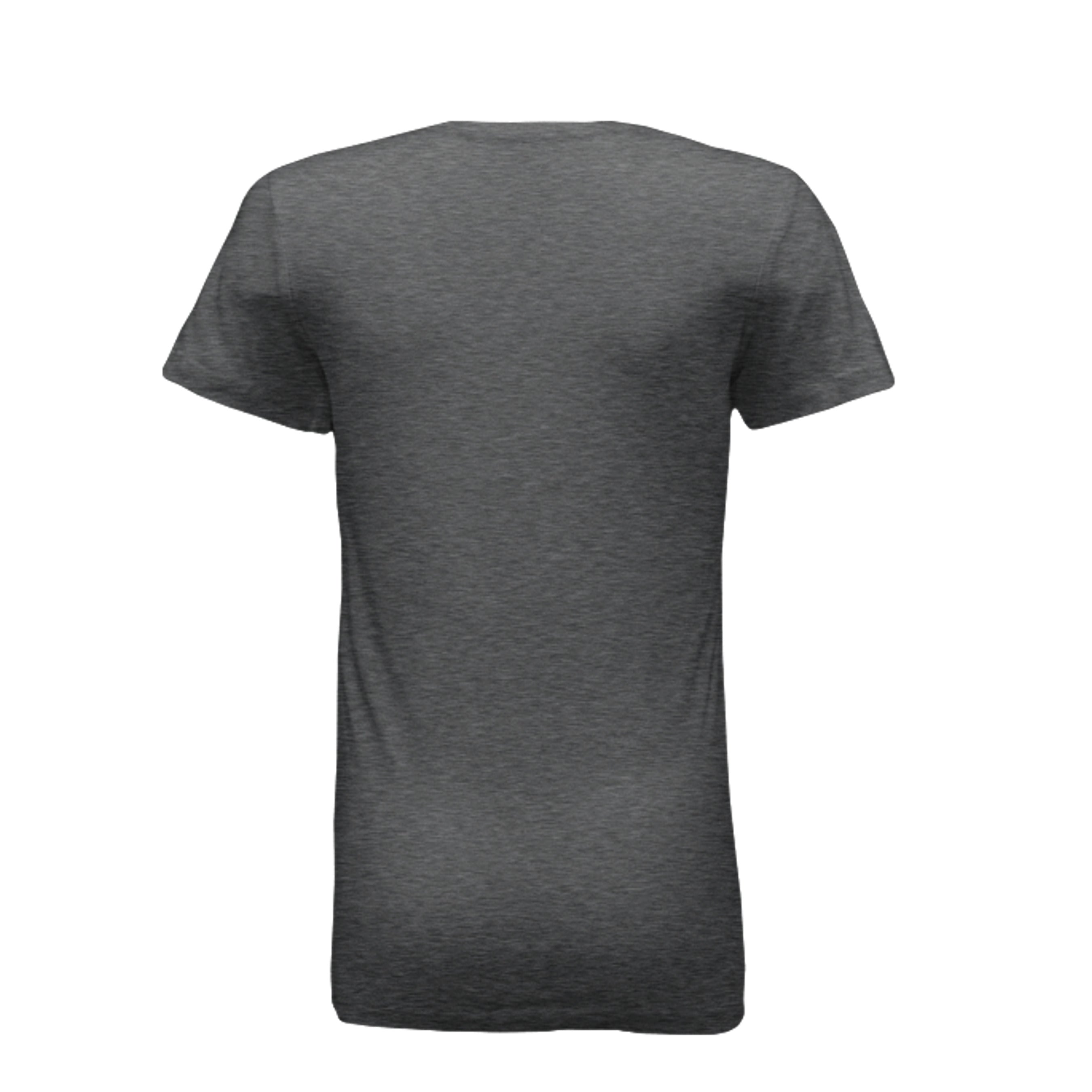 DRK GREY HEATHER - 6004 - BACK