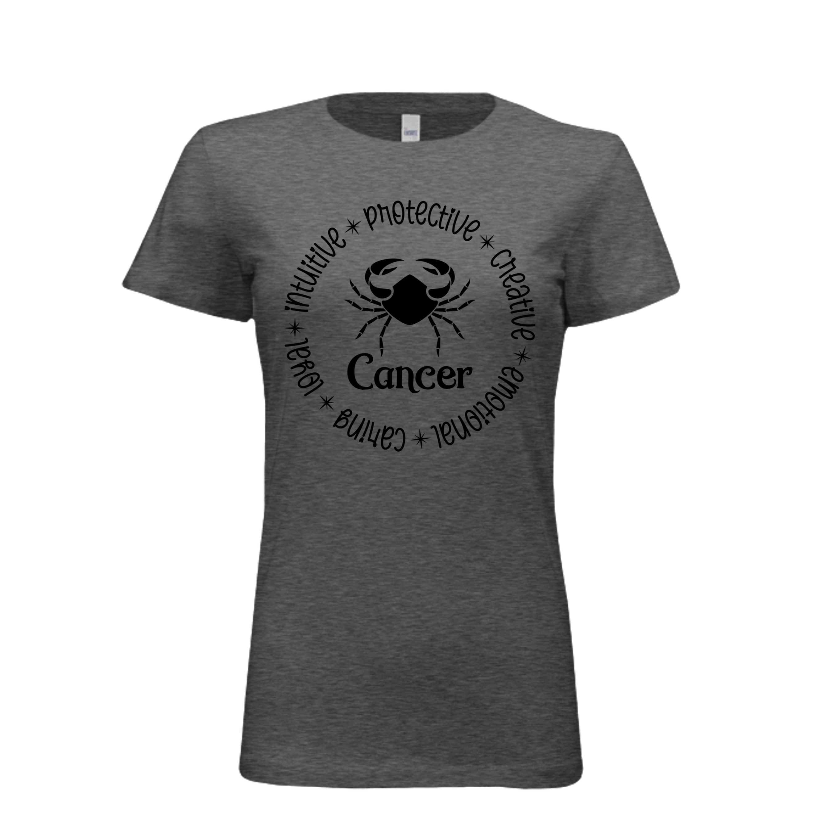 DRK GREY HEATHER - 6004 - FRONT